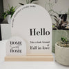 Arched Hello Sign - Kit No.1