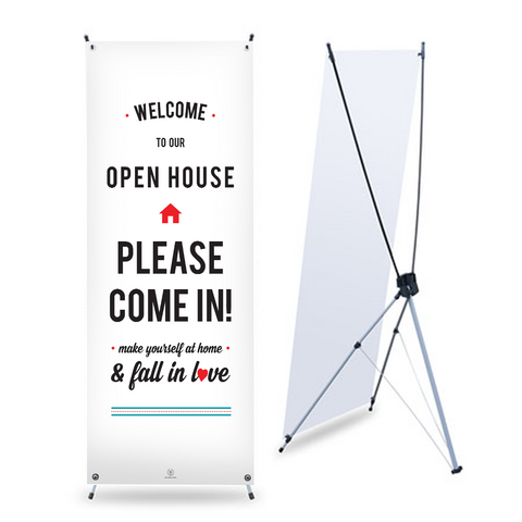 Open House Banner No. 1 - With Stand