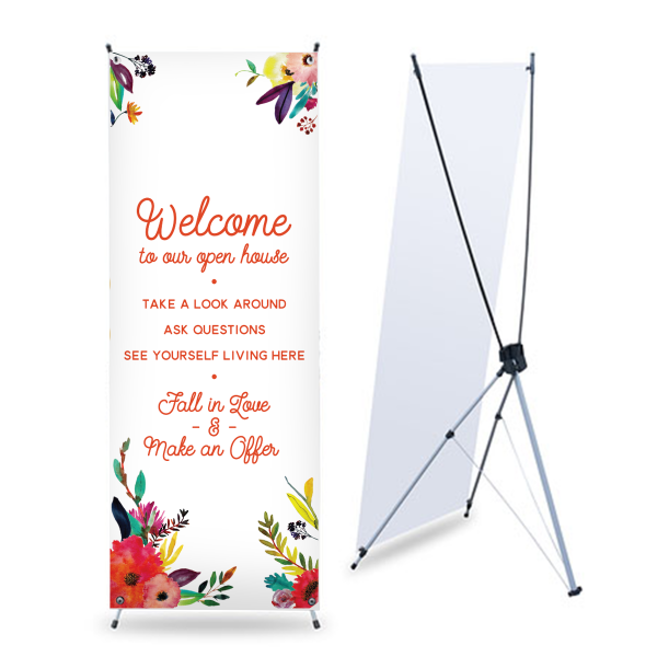 Open House Banner No. 7 - With Stand