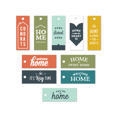 Key Tags - Canvas Multipack No. 2