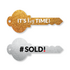 It's Key Time!/#Sold! - Key Shaped Testimonial Prop™