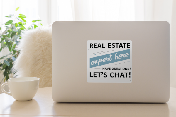 Real Estate Expert Decal - Square