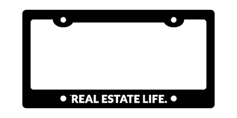 License Plate Frame - ™Real Estate Life