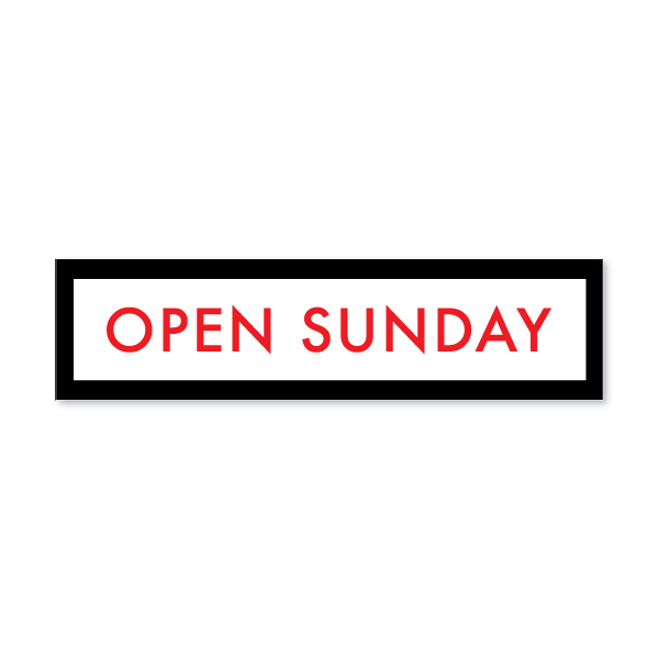 Open Sunday- Box