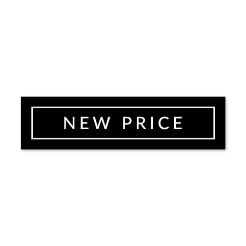New Price - Minimal