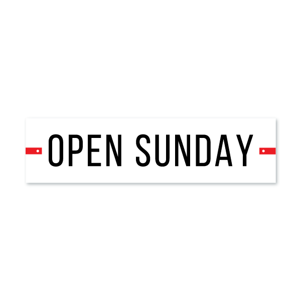 Open Sunday - Tabs