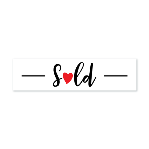 Sold - Script with a Heart