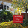 Open House This Saturday - Cursive Heart